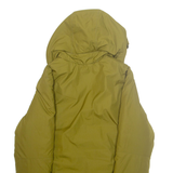 NIKE Mens Puffer Coat Green Hooded S