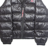 LEVI'S Womens Puffer Coat Black XS