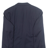 PIATTELLI Mens Blazer Jacket Blue L