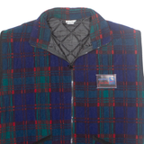 SPORTLINE Mens Gilet Blue Plaid M