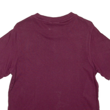 ADIDAS Womens T-Shirt Maroon UK 6