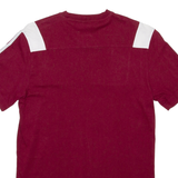 ADIDAS Mens T-Shirt Maroon S