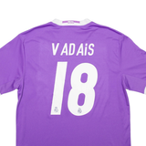 ADIDAS Real Madrid Vadais 18 Mens Football Shirt T-Shirt Purple XL