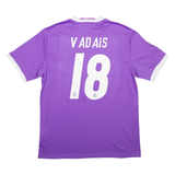 ADIDAS Real Madrid Vadais 18 Mens Football Shirt T-Shirt Purple XL