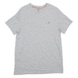 TOMMY HILFIGER Mens T-Shirt Grey S