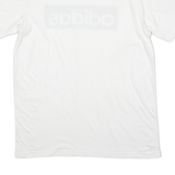 ADIDAS Mens T-Shirt White Crew Neck M