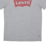 LEVI'S Mens T-Shirt Grey Crew Neck M