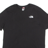 THE NORTH FACE Mens T-Shirt Black Crew Neck XXS