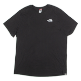 THE NORTH FACE Mens T-Shirt Black Crew Neck XXS