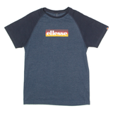 ELLESSE Mens T-Shirt Blue Crew Neck S