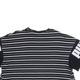 PUMA Striped Cropped Womens T-Shirt Black M