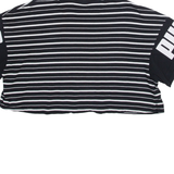 PUMA Striped Cropped Womens T-Shirt Black M