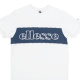 ELLESSE Womens T-Shirt White UK 4