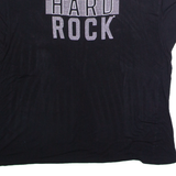 HARD ROCK CAFE Rhinestone Womens T-Shirt Black XL