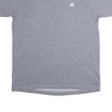 ADIDAS Mens T-Shirt Grey Crew Neck M
