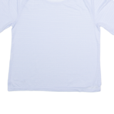 NIKE Womens T-Shirt Blue Crew Neck S