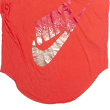 NIKE Womens T-Shirt Red Sleeveless S