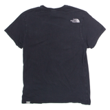 THE NORTH FACE Mens T-Shirt Black Crew Neck XS