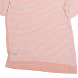 LACOSTE Womens T-Shirt Pink Crew Neck UK 6