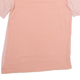 LACOSTE Womens T-Shirt Pink Crew Neck UK 6
