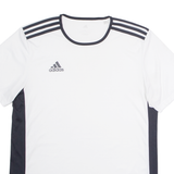 ADIDAS Mens Jersey White Crew Neck L