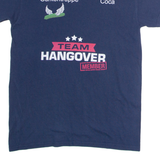 GILDAN Team Hangover Member Mens T-Shirt Blue Crew Neck S