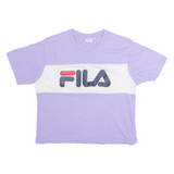 FILA Womens T-Shirt Purple Crew Neck M