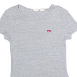 LEVI'S Womens T-Shirt Grey S