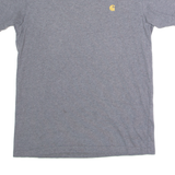 CARHARTT WIP Chase Mens T-Shirt Grey Crew Neck XS