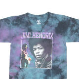 AUTHENTIC HENDRIX Jimi Hendrix Mens Band T-Shirt Blue Crew Neck S