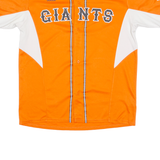 ADIDAS SAN FRANCISCO GIANTS Mens Jersey Orange USA Button Neck M