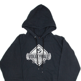 HANES Morrill Middle Mens Black Hoodie USA M