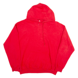 GILDAN Womens Red Hoodie L