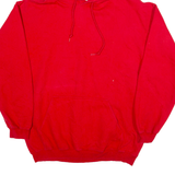 GILDAN Womens Red Hoodie L
