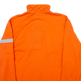 ODLO Mens Sweatshirt Orange 1/4 Zip S
