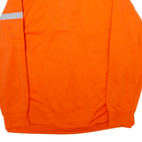 ODLO Mens Sweatshirt Orange 1/4 Zip S