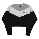 NIKE Cropped Womens Sweatshirt Black M