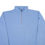 EOC Mens Sweatshirt Blue 1/4 Zip L