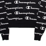 CHAMPION Cropped Womens Sweatshirt Black S