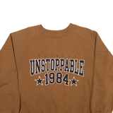 Totally Unstoppable 1984 Mens Sweatshirt Brown M