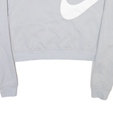 NIKE Cropped Womens Sweatshirt Grey S