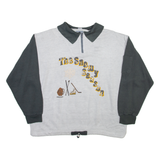EXPLORATION TEAM The Snowy Season Mens Sweatshirt Grey 1/4 Zip S