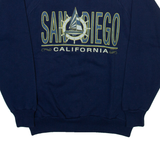 San Diego California Mens Sweatshirt Blue USA S