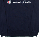 CHAMPION Mens Sweatshirt Blue S