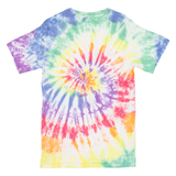 GILDAN Mens Tie Dye T-Shirt Purple S