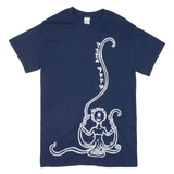 GILDAN Mens T-Shirt Blue Crew Neck M