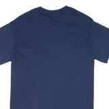 GILDAN Mens T-Shirt Blue Crew Neck M