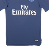 NIKE PSG Mens Football Shirt Jersey Blue S