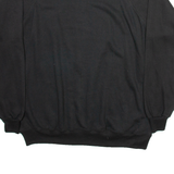 HANES Mens Sweatshirt Black XL