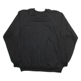 HANES Mens Sweatshirt Black XL
